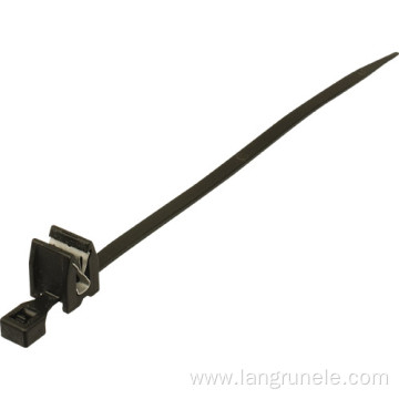 1-Piece Type Cable Tie with Edge Clip 082652